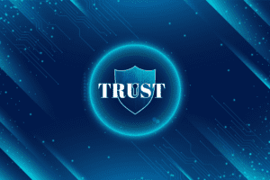 Cover image for the DigitalXForce article "Is TRUST the Future of Digital Transformation in Cybersecurity?"