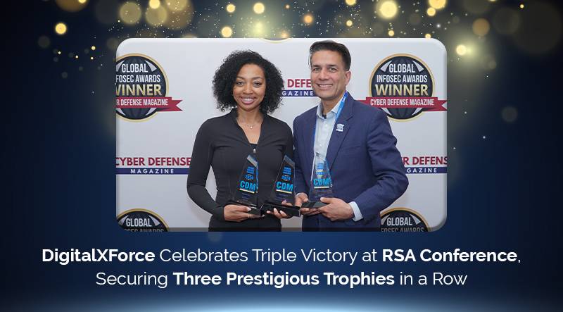 Cover image for the DigitalXForce article "DigitalXForce and iTRUSTXForce Win Three 2024 Global InfoSec Awards"