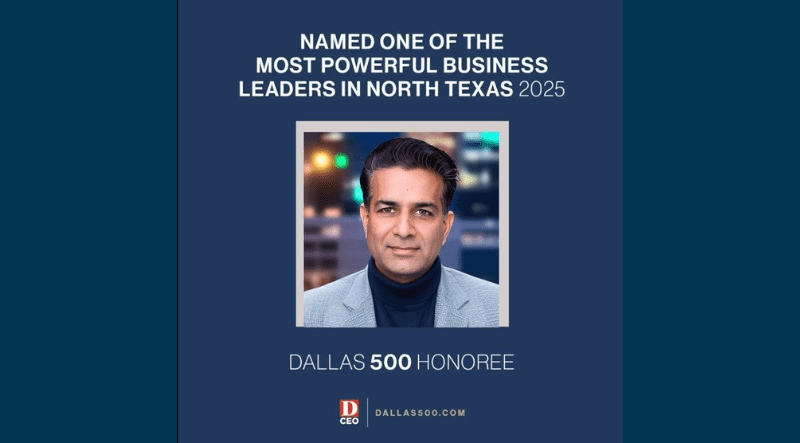 Lalit Named in Dallas 500 List, from the DigitalXForce article "Lalit Ahluwalia, CEO of DigitalXForce"