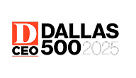 D CEO Dallas 500 2025 badge
