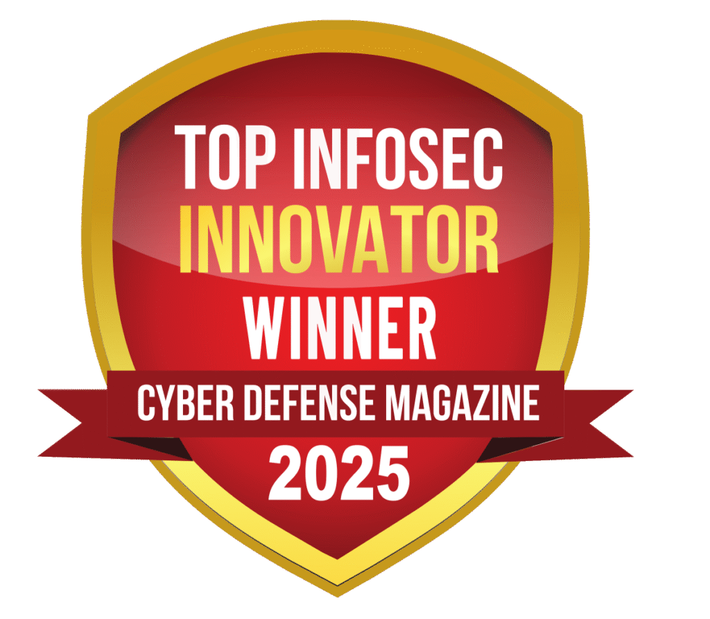 Top InfoSec Innovators Badge, from the DigitalXForce article "DigitalXForce wins two CDM awards"